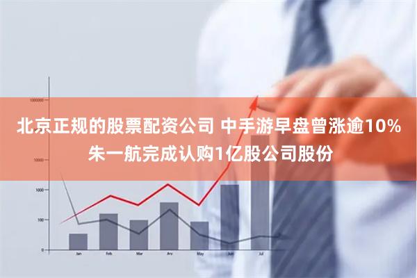 北京正规的股票配资公司 中手游早盘曾涨逾10% 朱一航完成认购1亿股公司股份