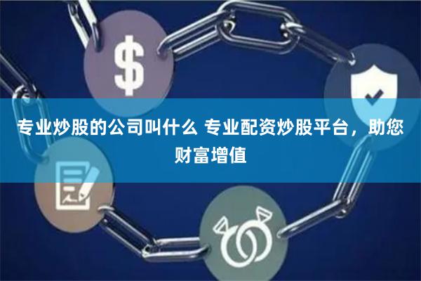 专业炒股的公司叫什么 专业配资炒股平台，助您财富增值